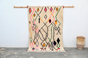 Tapis traditionnel Azilal 214 X 144 Cm Tapis traditionnel Azilal 214 X 144 Cm