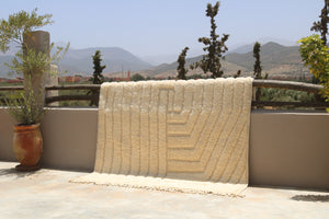 Tapis traditionnel Beni Ouarain 290 X 210 Cm Tapis traditionnel Beni Ouarain 290 X 210 Cm