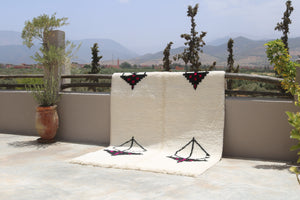Tapis traditionnel Beni Ouarain 315 X 200 Cm Tapis traditionnel Beni Ouarain 315 X 200 Cm