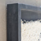 Art Mural en Tapis Traditionnel et Bois de Noyer 100 X 76 X 5cm