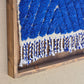 Art Mural en Tapis Traditionnel et Bois de Noyer 100 X 76 X 5cm