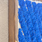Art Mural en Tapis Traditionnel et Bois de Noyer 100 X 76 X 5cm