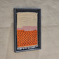 Art Mural en Tapis Traditionnel et Bois de Noyer 100 X 76 X 5cm