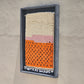 Art Mural en Tapis Traditionnel et Bois de Noyer 100 X 76 X 5cm