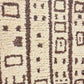 Art Mural en Tapis Traditionnel et Bois de Noyer 100 X 76 X 5cm