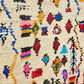 Art Mural en Tapis Traditionnel et Bois de Noyer 100 X 76 X 5cm