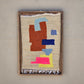 Art Mural en Tapis Traditionnel et Bois de Noyer 100 X 76 X 5cm