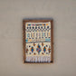 Art Mural en Tapis Traditionnel et Bois de Noyer 100 X 76 X 5cm