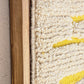 Art Mural en Tapis Traditionnel et Bois de Noyer 100 X 76 X 5cm