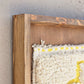 Art Mural en Tapis Traditionnel et Bois de Noyer 100 X 76 X 5cm