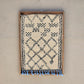 Art Mural en Tapis Traditionnel et Bois de Noyer 100 X 76 X 5cm