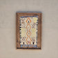 Art Mural en Tapis Traditionnel et Bois de Noyer 100 X 76 X 5cm