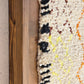 Art Mural en Tapis Traditionnel et Bois de Noyer 100 X 76 X 5cm