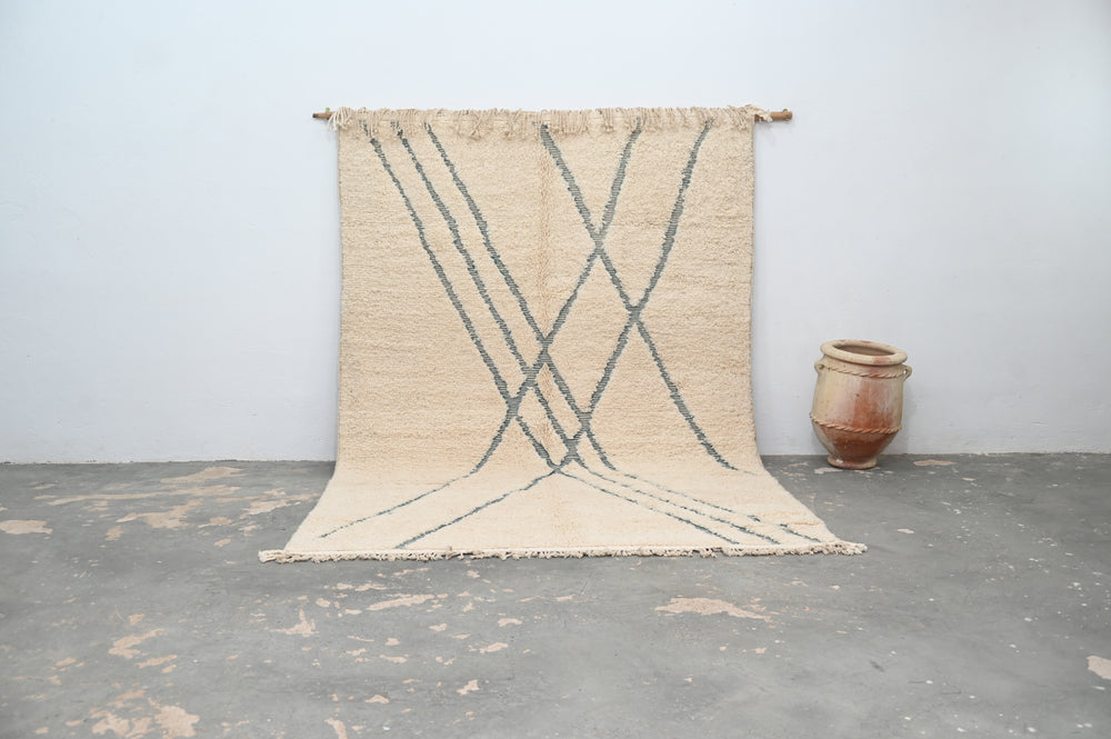 Tapis traditionnel Beni Ouarain 320 X 217 Cm