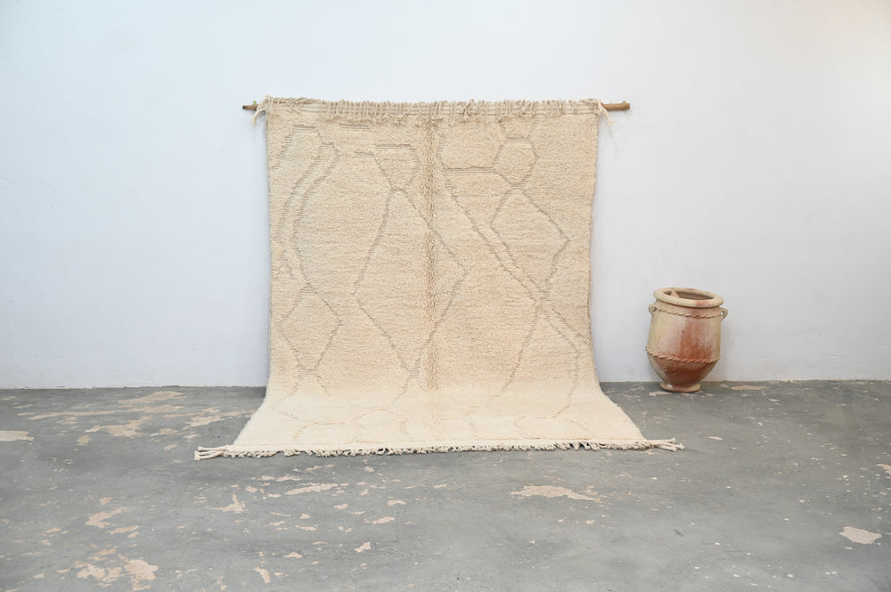 Tapis traditionnel Beni Ouarain 310 X 206 Cm