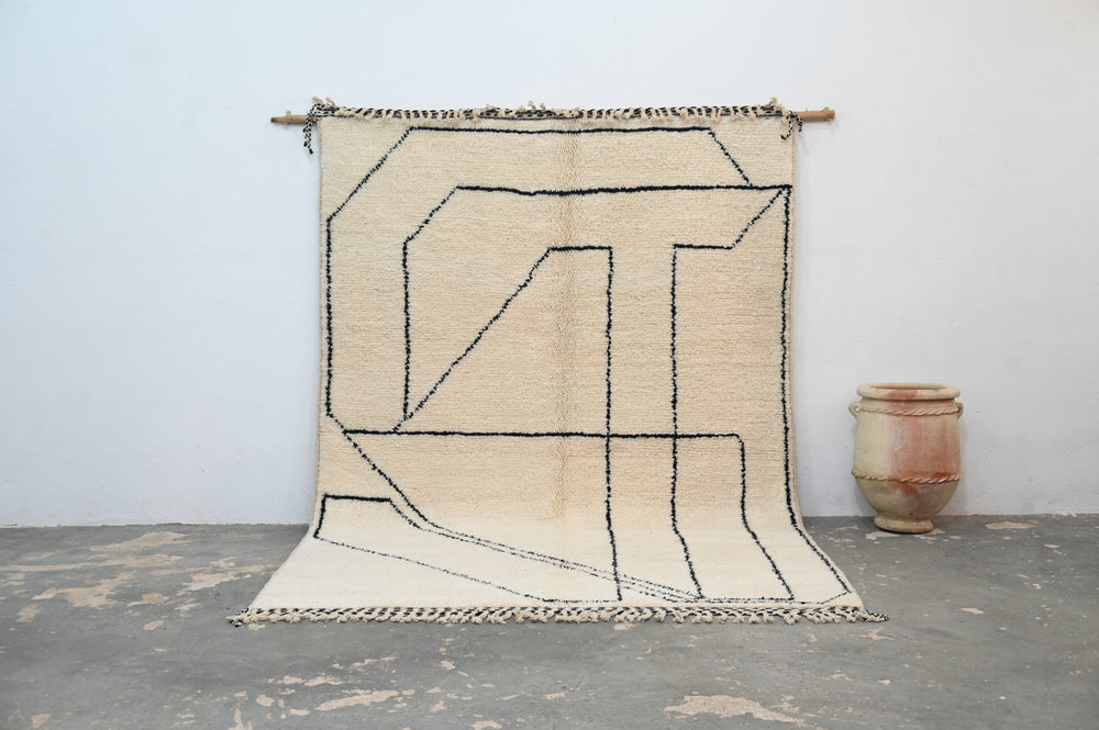 Tapis traditionnel Beni Ouarain 310 X 210 Cm