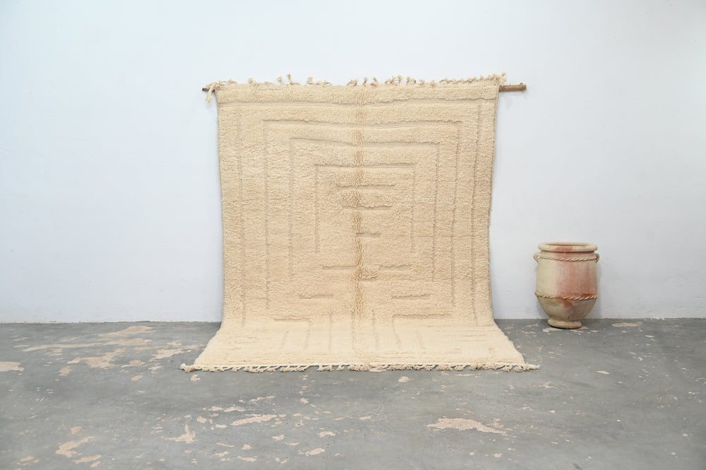 Tapis traditionnel Beni Ouarain 295 X 205 Cm