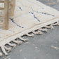 Tapis traditionnel Beni Ouarain 296 X 96 Cm