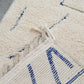 Tapis traditionnel Beni Ouarain 296 X 96 Cm