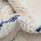 Tapis traditionnel Beni Ouarain 296 X 96 Cm