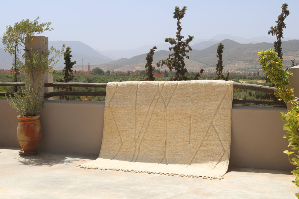 Tapis traditionnel Beni Ouarain 315 X 205 Cm