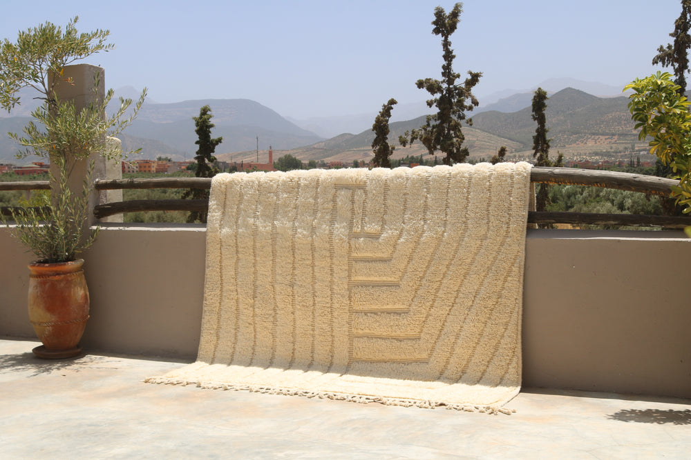Tapis traditionnel Beni Ouarain 290 X 210 Cm