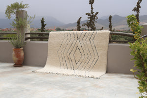 Tapis traditionnel Beni Ouarain 310 X 210 Cm