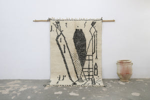 Tapis traditionnel Azilal 233 X 157 Cm