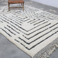 Tapis traditionnel Beni Ouarain 306 X 206 Cm